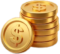 Daily virtual coins icon